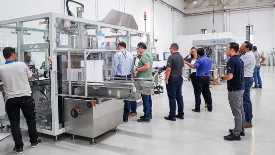 More than 160 customers availed themselves of the opportunity to experience Optima do Brasil's machine technology first-hand. Some attendees even undertook a journey of over 400 kilometres to be there.